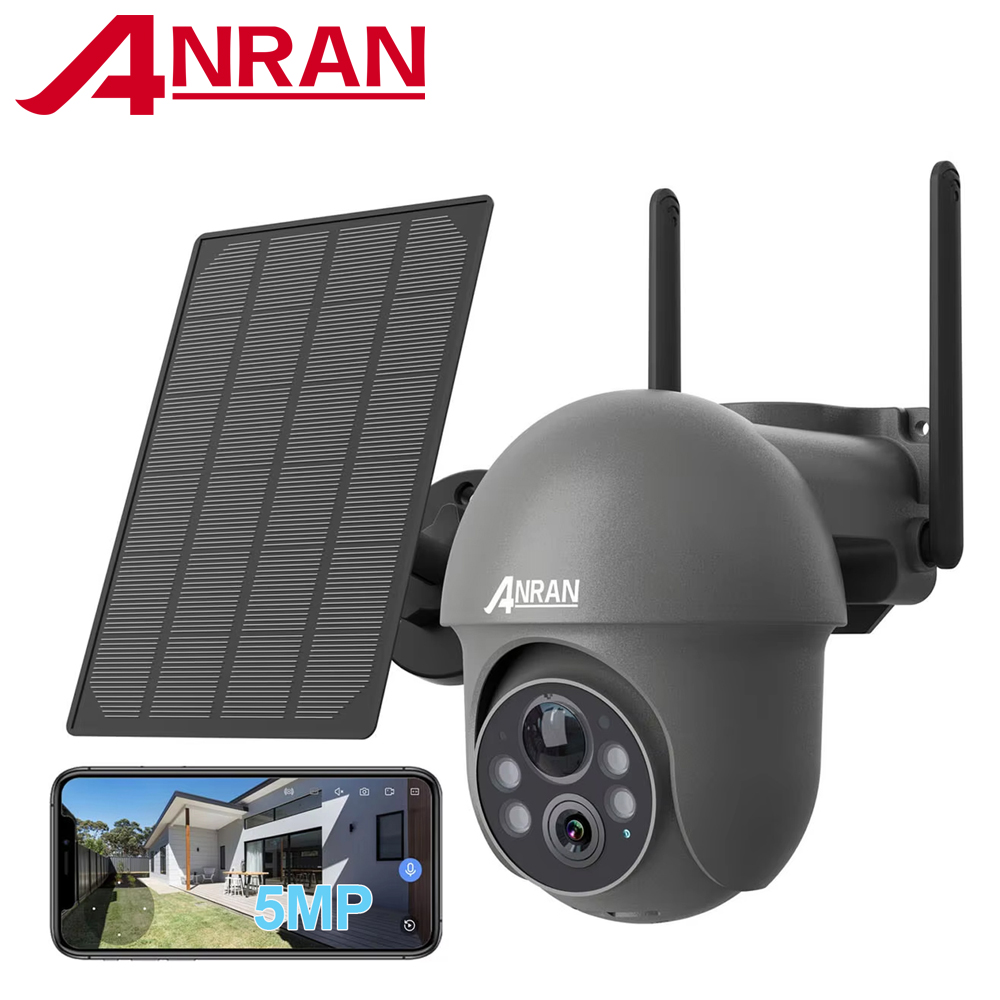 Solar Panel Tilt Mount - ANRAN 2K WiFi Camera 3/5MP Pannello