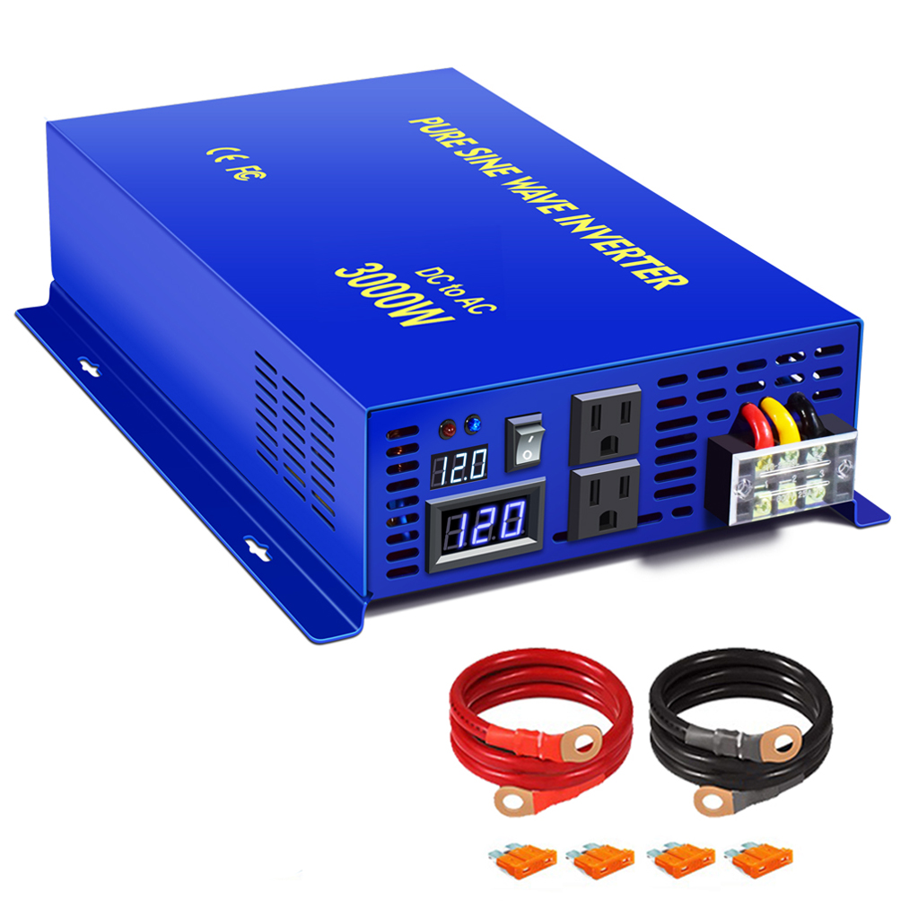 Pure Sine Wave Inverter - Inverter WZRELB 3000W per Auto e