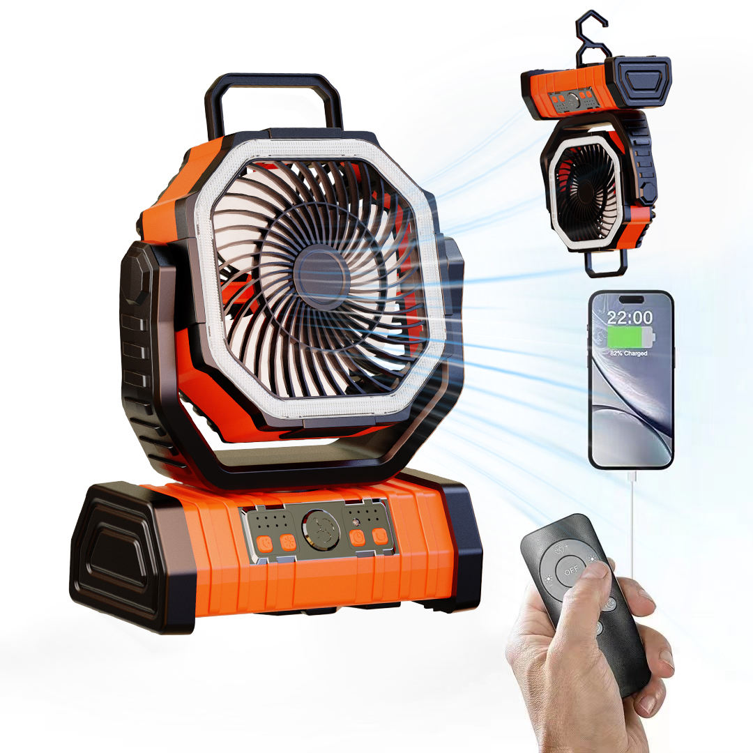 Renewable Energy Game - Ventilatore a batteria da 20000mAh, ventilatore