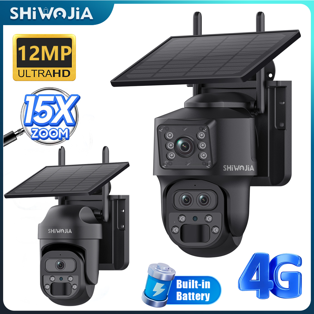 Solar Panel Tilt Mount - SHIWOJIA 15X ZOOM Telecamera solare 4G