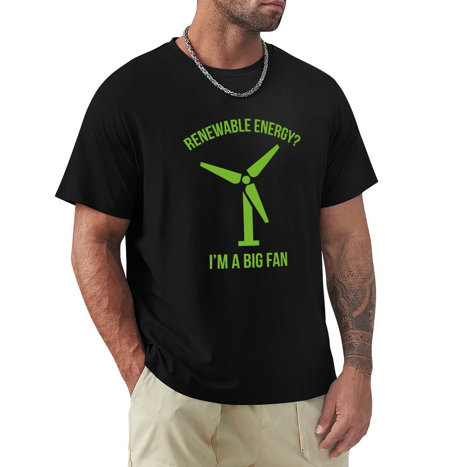 Renewable Energy Work - T-Shirt Energia Rinnovabile per Lavoro all'Aperto