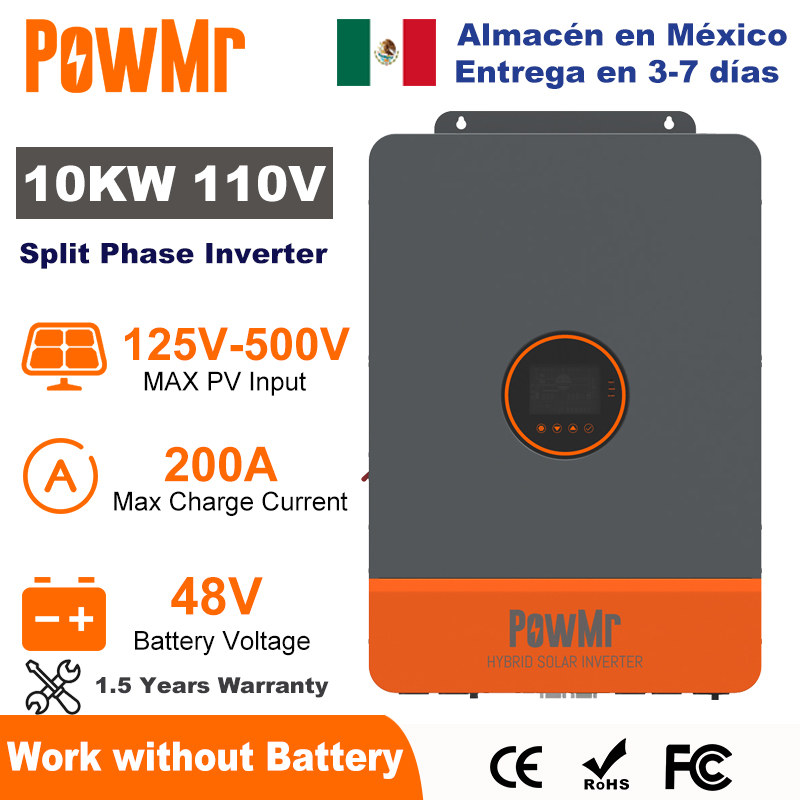 Flexible Solar Panel - PowMr 10KW Inverter a fase divisa