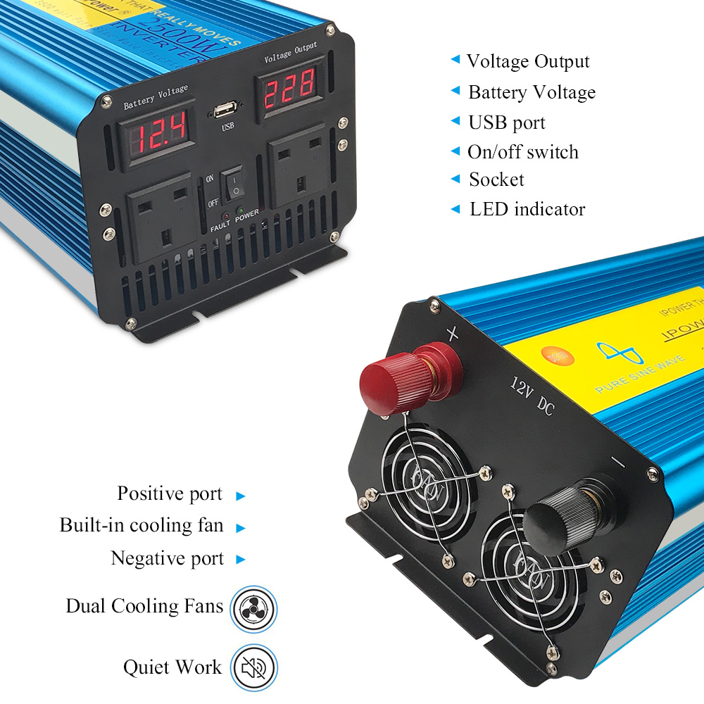 Inverter a Onda Sinusoidale Pu - Pure Sine Wave Inverter recensione e prezzo