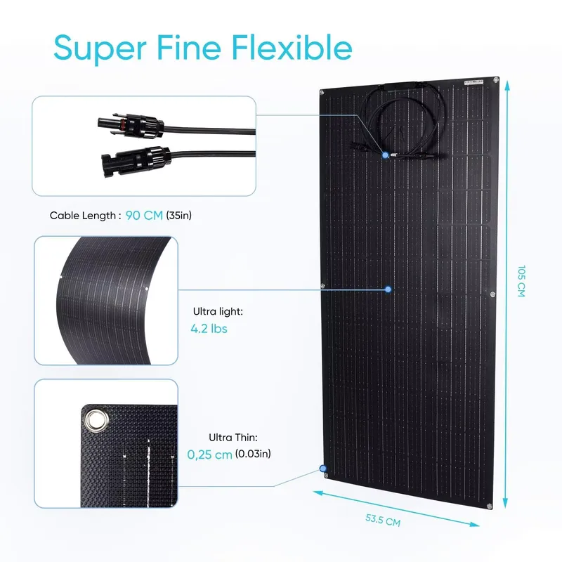 Pannelli Solari Flessibili ETF - Flexible Solar Panel recensione e prezzo