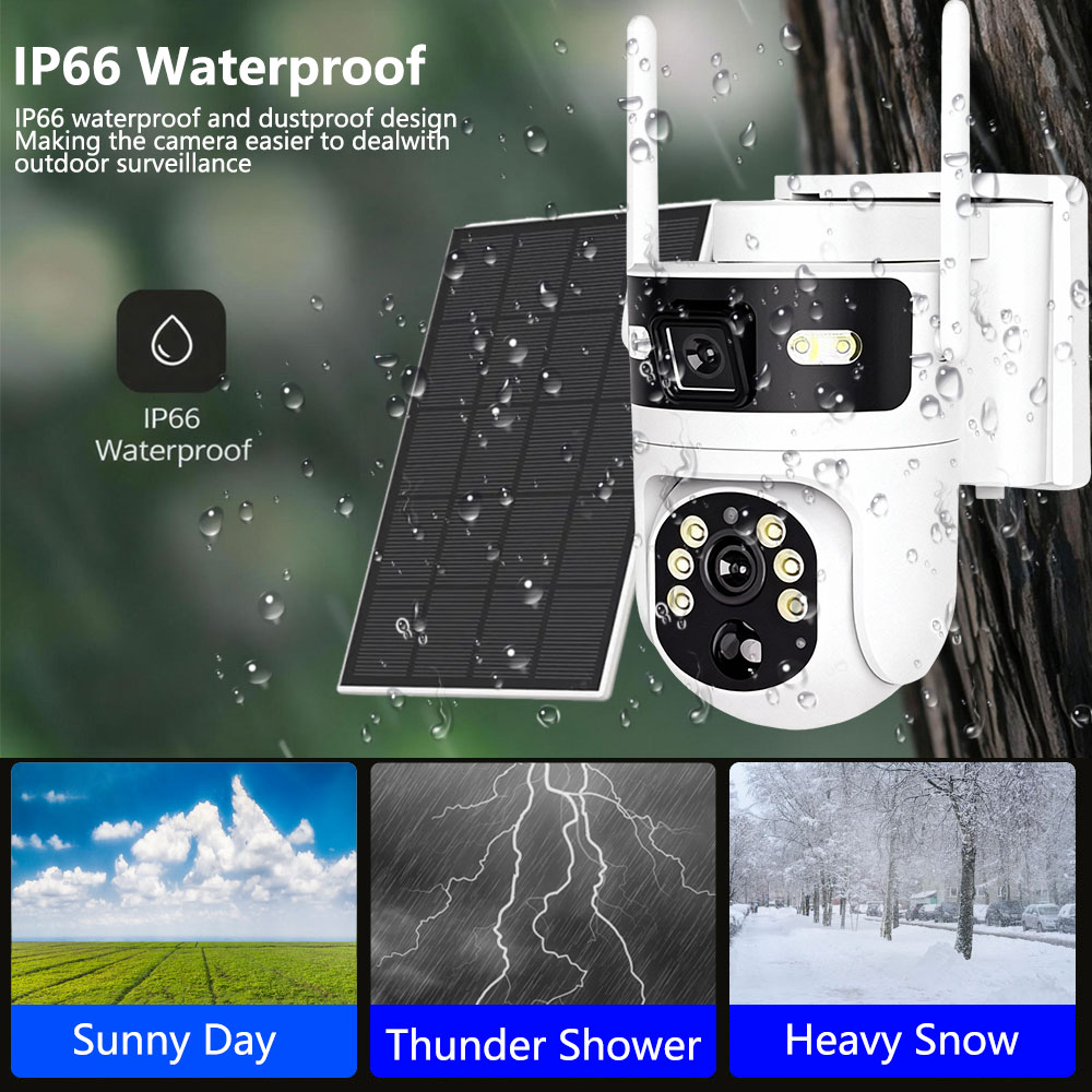 8MP 4K 4G SIM Card Telecamera  - Solar Panel Tilt Mount recensione e prezzo