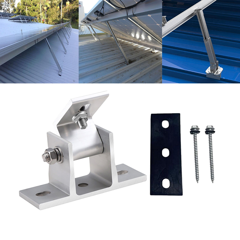 2 Pezzi Staffe in Alluminio pe - Solar Panel Tilt Mount recensione e prezzo