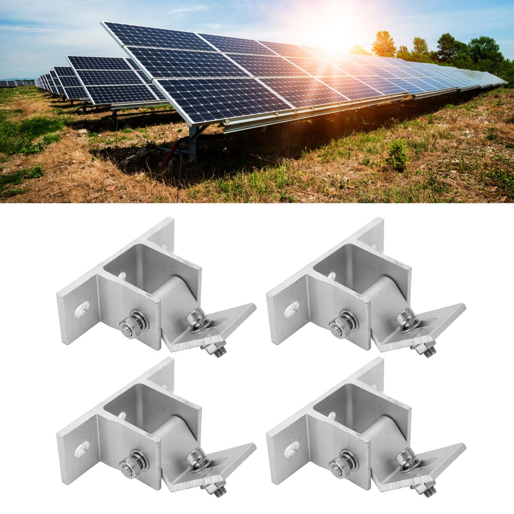 4 Pezzi Supporto Regolabile pe - Solar Panel Tilt Mount recensione e prezzo