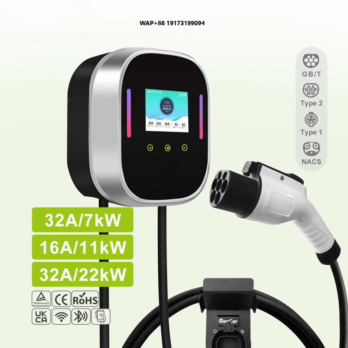 Caricatore EV Intelligente da  - Ev Charger Wallbox recensione e prezzo