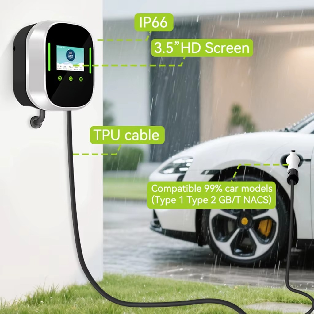 Caricatore EV Intelligente da  - Ev Charger Wallbox recensione e prezzo