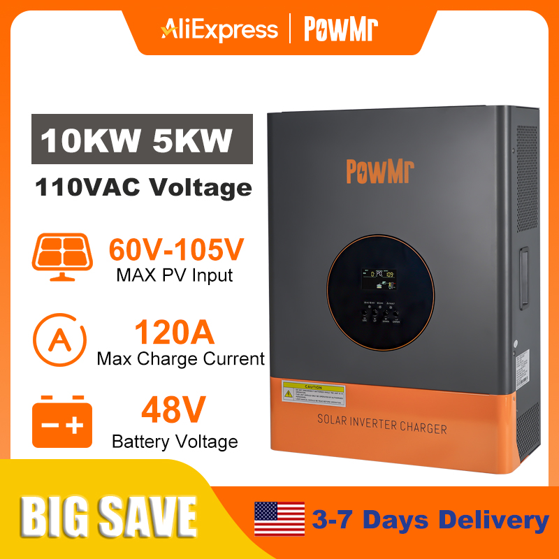 PowMr Inverter Bifase 10KW 5KW - Flexible Solar Panel recensione e prezzo